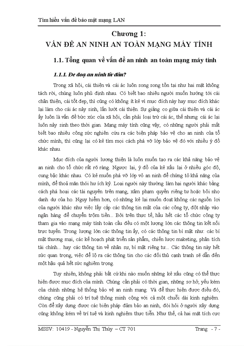 image for page Tìm hiểu về vấn đề bảo mật trong mạng lan