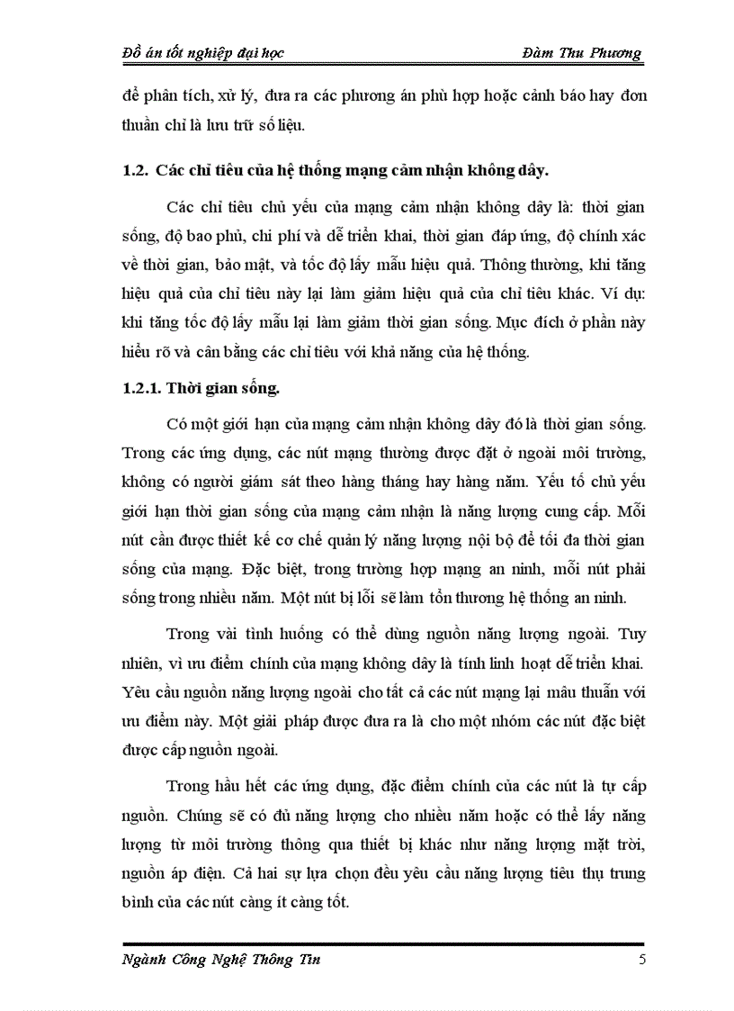 image for page Tìm hiểu và viết phần mềm nhúng cho nút mạng không dây dạng Ad hoc Chủ đề Tiết kiệm năng lượng
