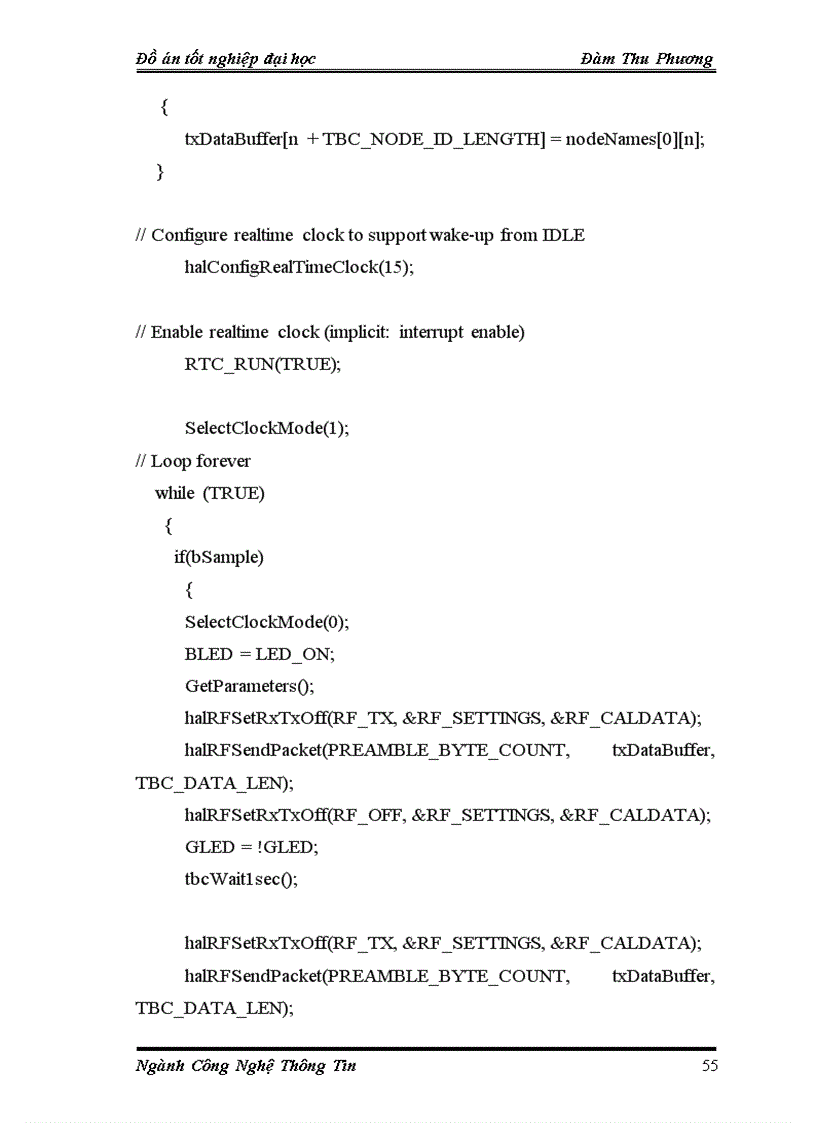 image for page Tìm hiểu và viết phần mềm nhúng cho nút mạng không dây dạng Ad hoc Chủ đề Tiết kiệm năng lượng