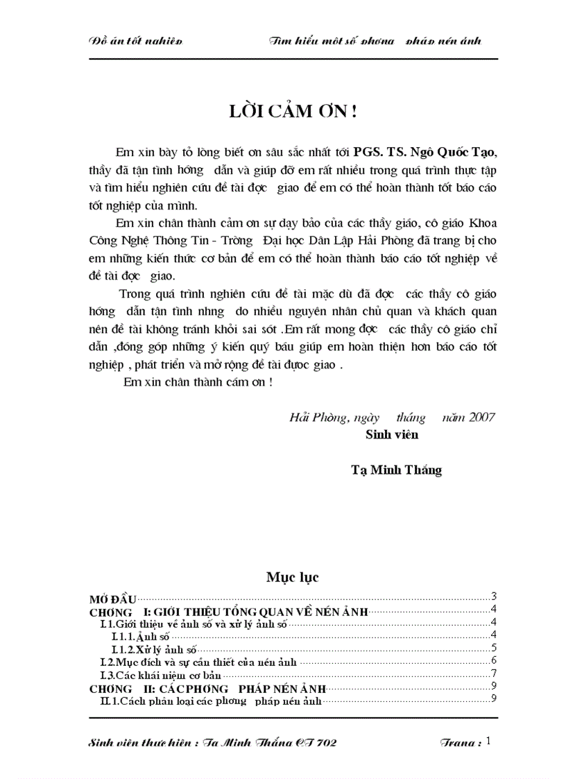 image for page Tìm hiểu một số phương pháp nén ảnh