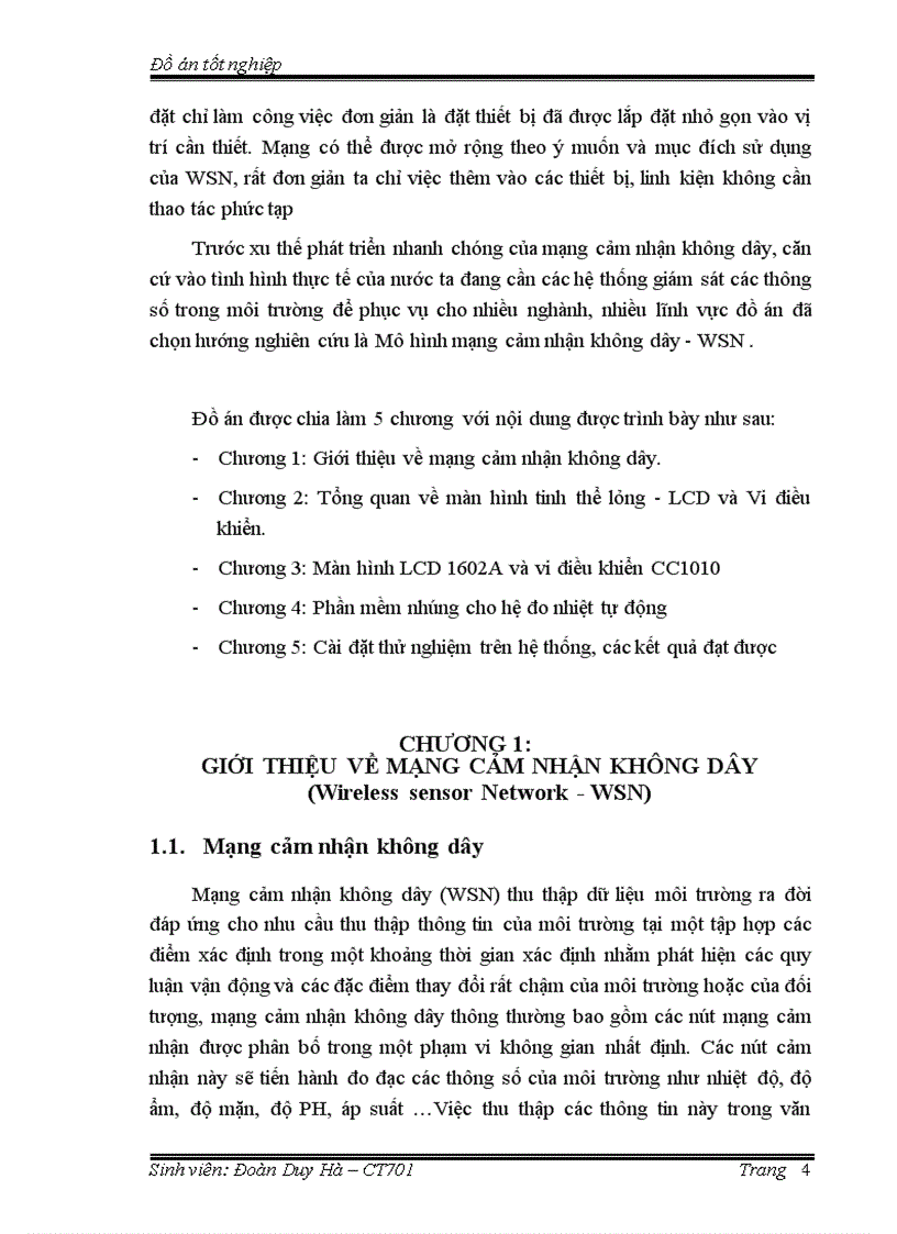 image for page Chương trình thu nhận xử lý dữ liệu cảnh báo sự cố trên nút mạng cảm nhận không dây hiển thị bằng màn hình tinh thể lỏng lcd