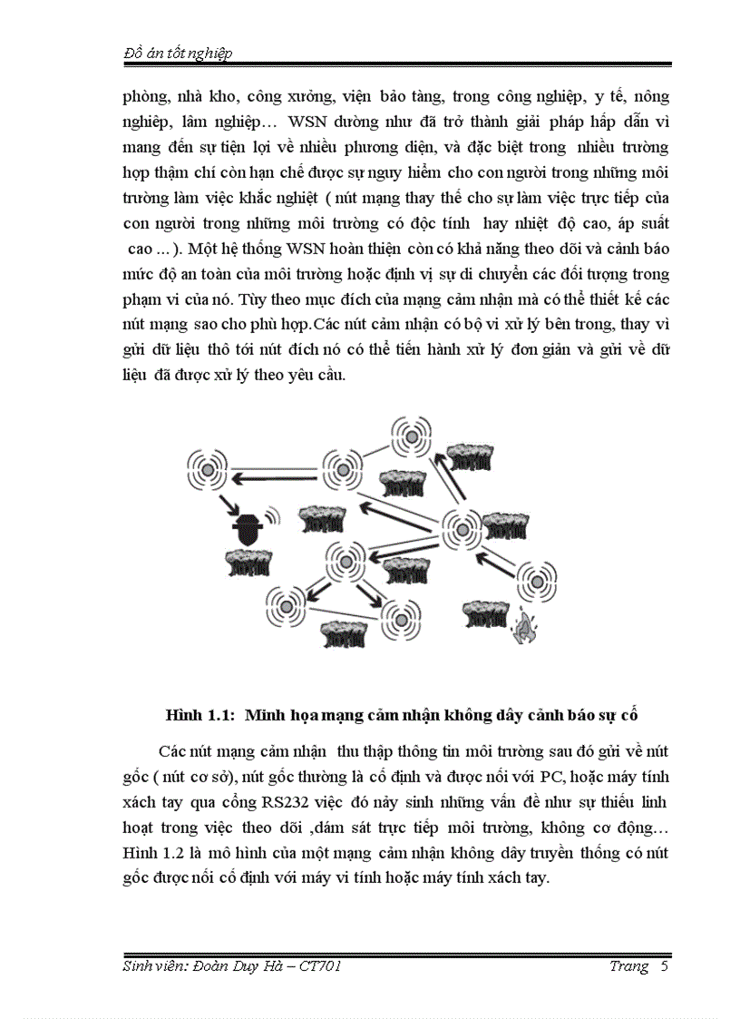 image for page Chương trình thu nhận xử lý dữ liệu cảnh báo sự cố trên nút mạng cảm nhận không dây hiển thị bằng màn hình tinh thể lỏng lcd