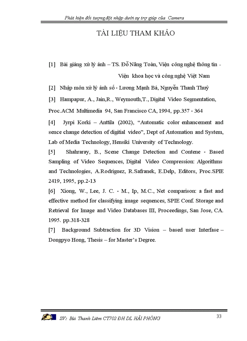 image for page Phát hiện đối tượng đột nhập dưới sự trợ giúp của camera