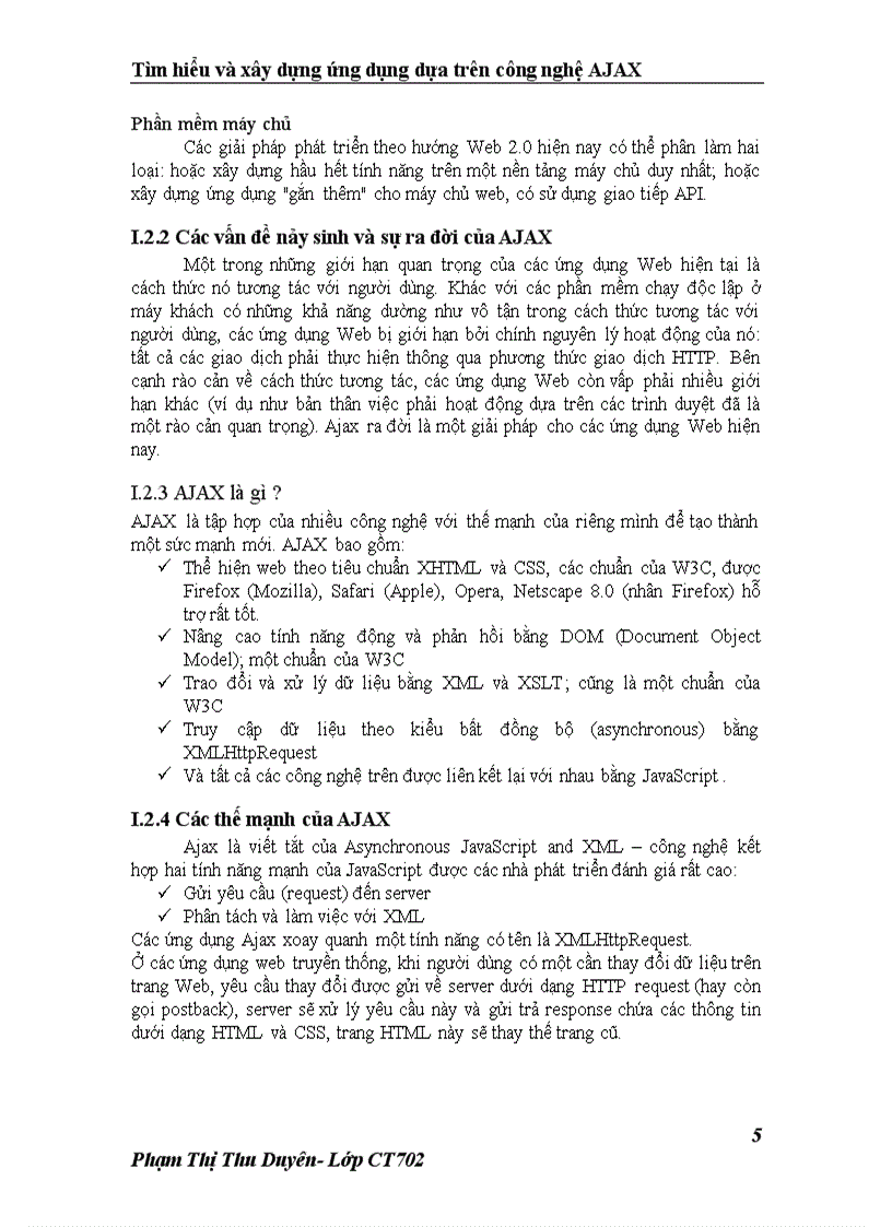 image for page Tìm hiểu và xây dựng ứng dụng dựa trên công nghệ ajax