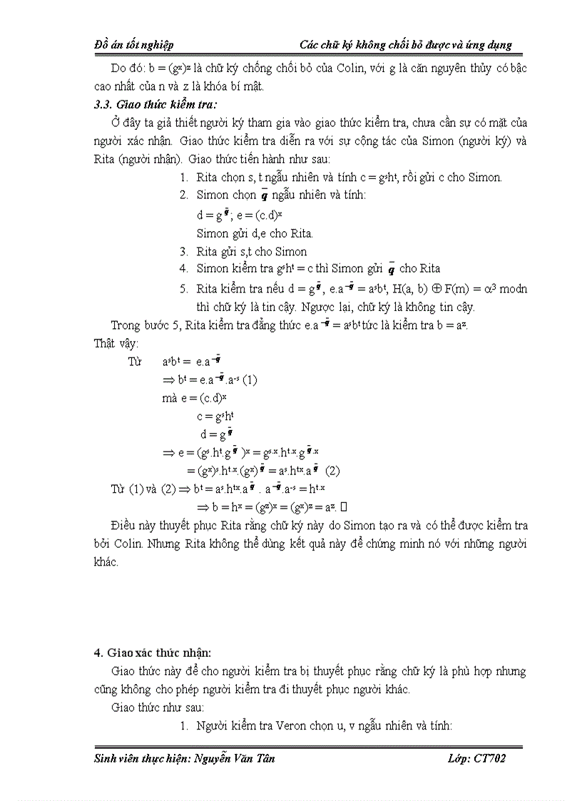 image for page Các chữ ký không chối bỏ được và ứng dụng