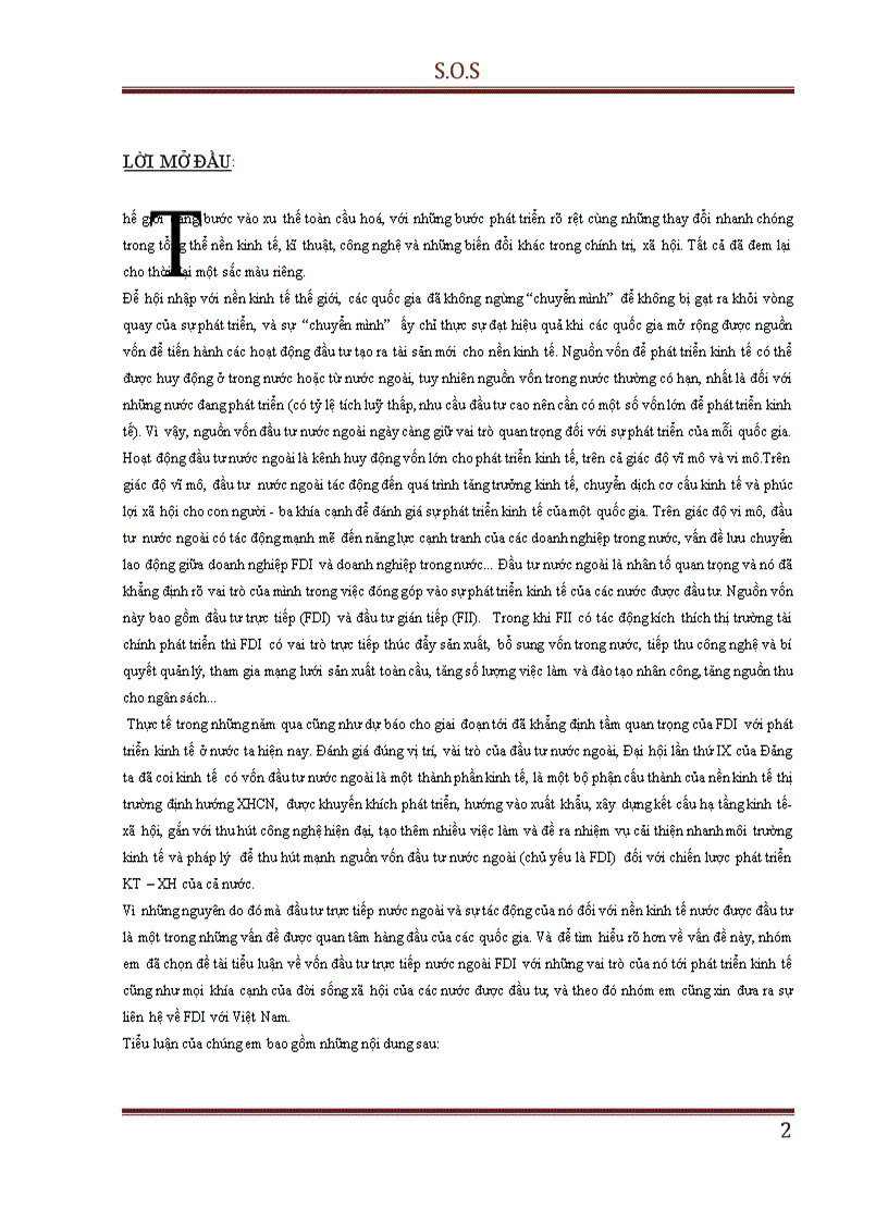 image for page Vốn đầu tư trực tiếp nước ngoài FDI