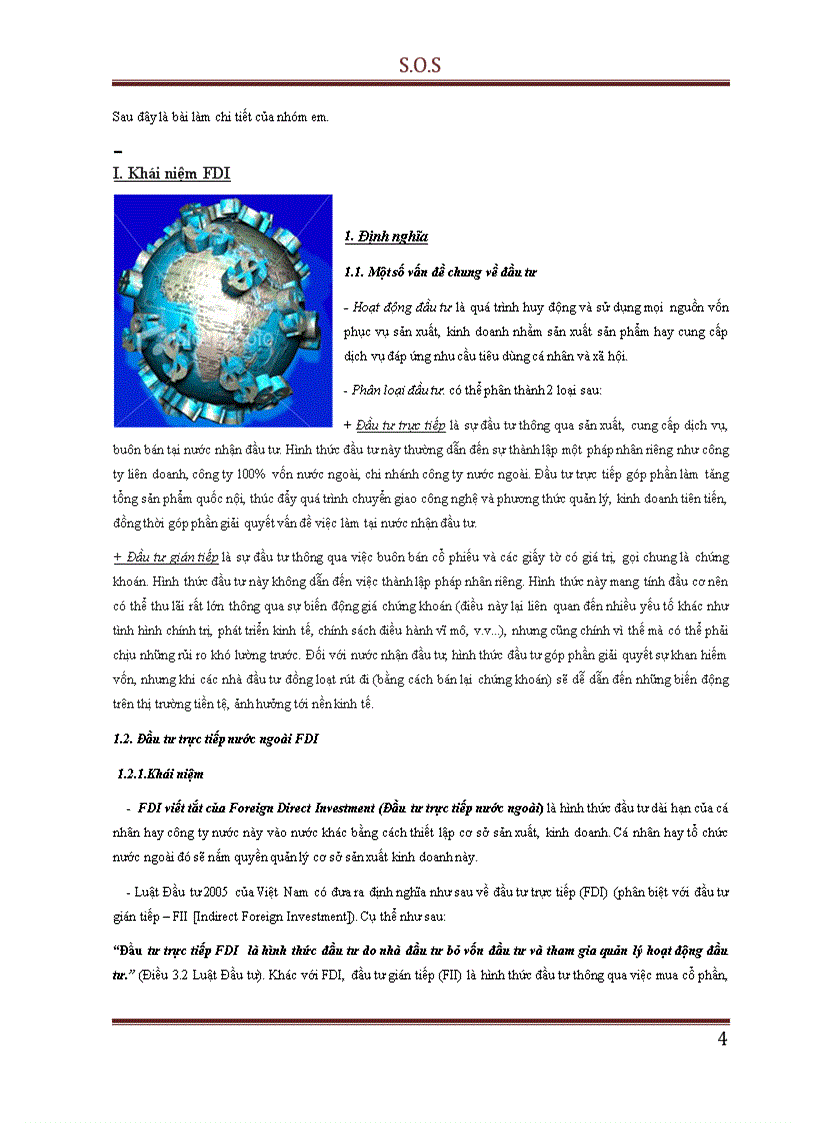 image for page Vốn đầu tư trực tiếp nước ngoài FDI