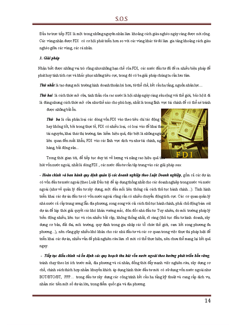 image for page Vốn đầu tư trực tiếp nước ngoài FDI