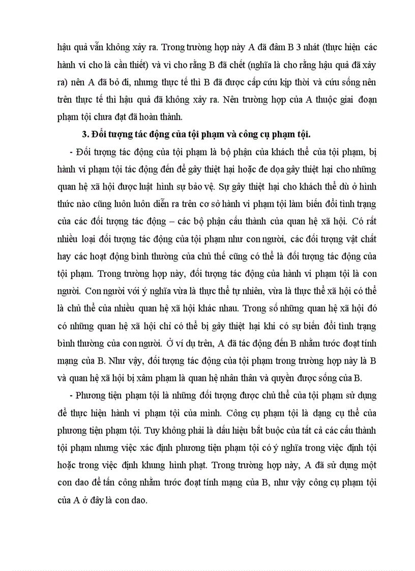 image for page Vì ghen tuông A có ý định giết B A rủ B đi chơi đến chỗ vắng A rút dao đâm B ba nhát Tưởng rằng B đã chết A bỏ đi Do được phát hiện và cấp cứu kịp thời B đã được cứu sống