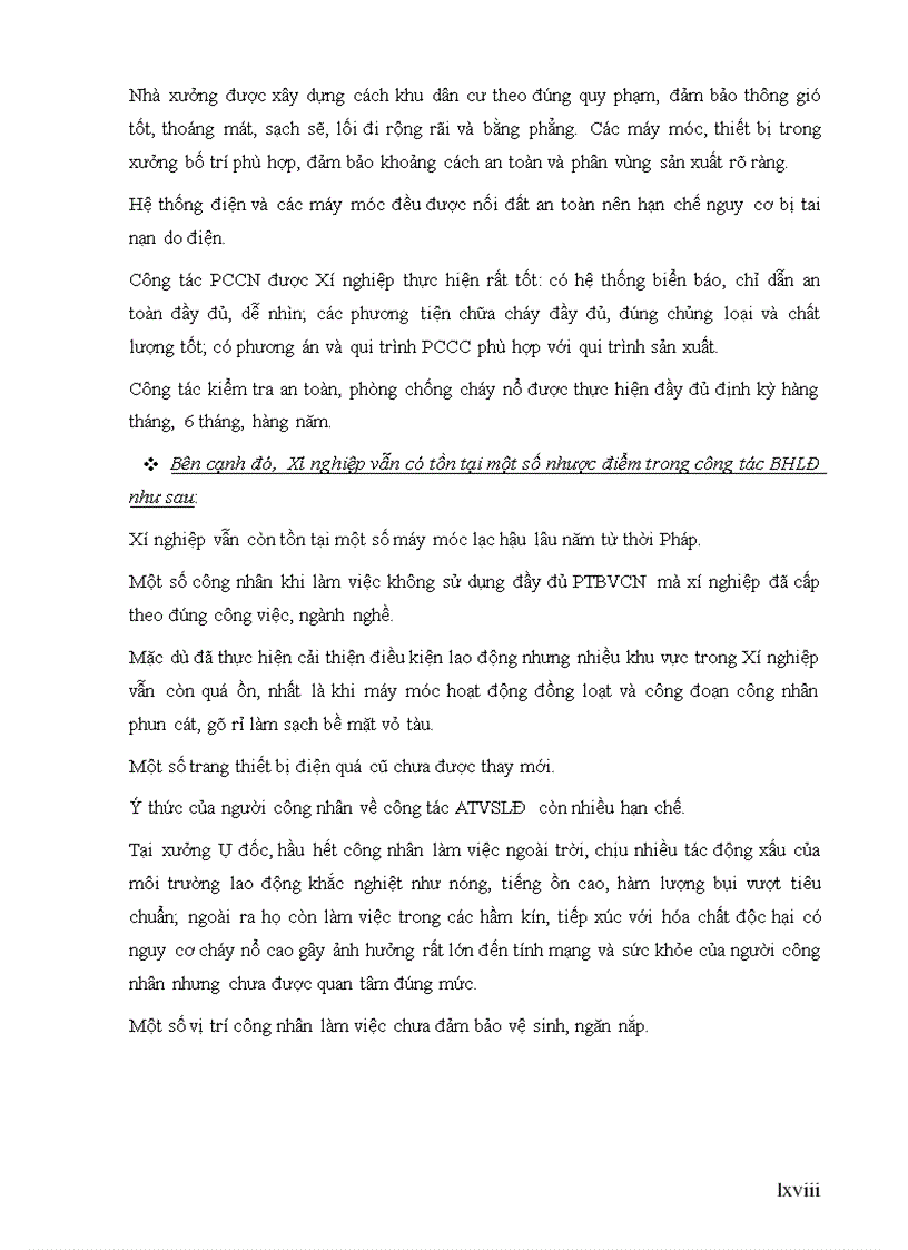 image for page Đánh giá thực trạng công tác Bảo hộ lao động tại Xí nghiệp liên hợp Ba Son và đề xuất một số giải pháp cải thiện điều kiện lao động cho công nhân làm công việc sơn tại xưởng Ụ đốc