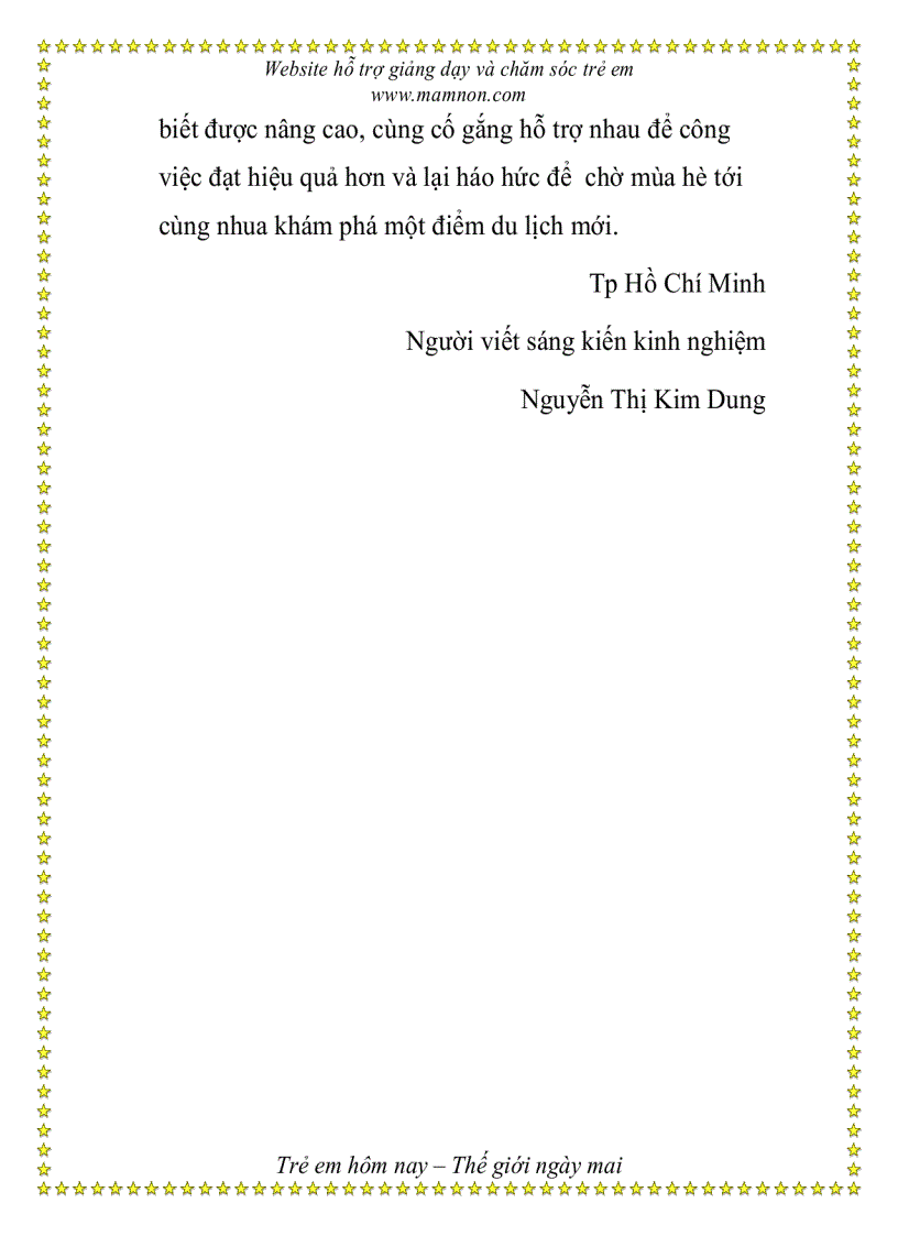 image for page Một số kinh nghiệm trong việc phối hợp tạo kinh phí tổ chức tham quan cho đội ngũ cán bộ giáo viên công nhân viên