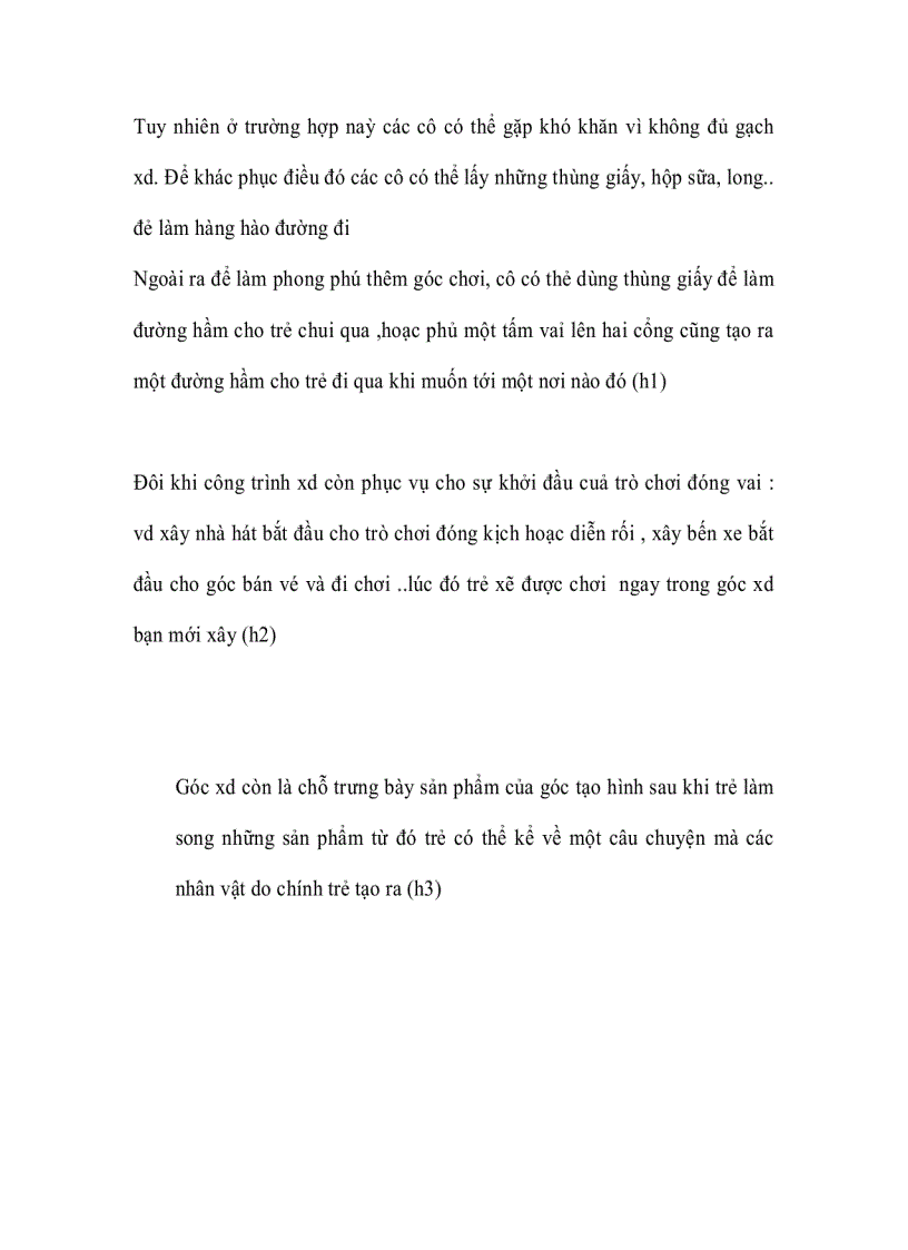 image for page Góc xây dựng trong hoạt động vui chơi