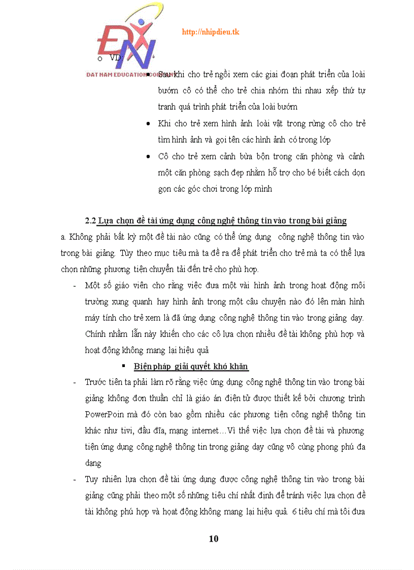 image for page Ứng dụng công nghệ thông tin vào trong giảng dạy