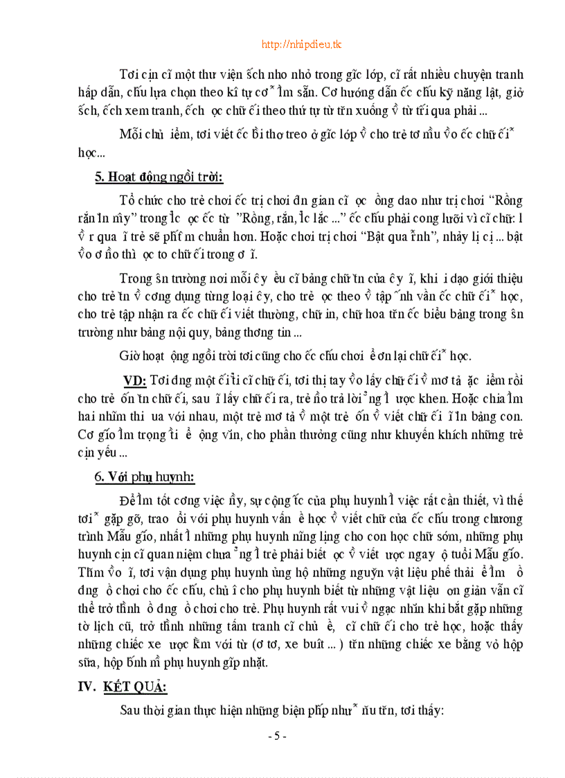 image for page Một vài biện pháp giúp trẻ học tốt môn Làm Quen Chữ Cái