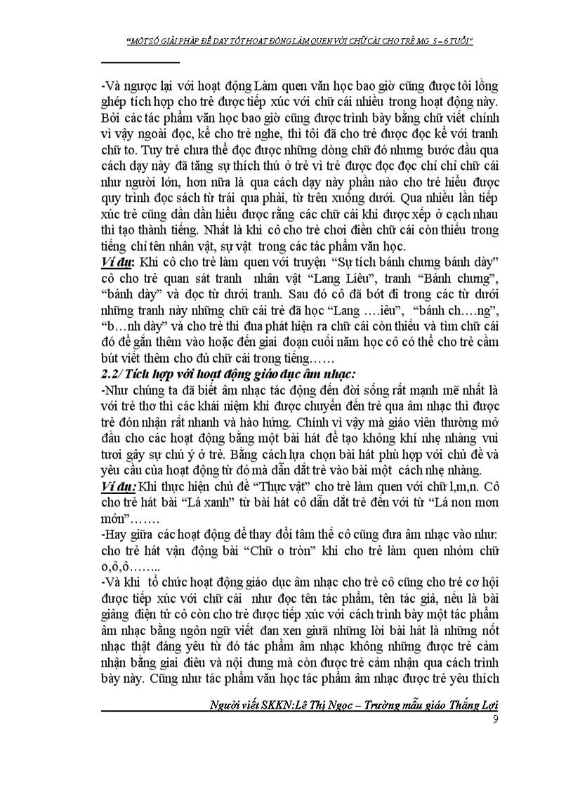 image for page Một số giải pháp để dạy tốt hoạt động làm quen chữ cái cho trẻ MG 5 6 tuổi