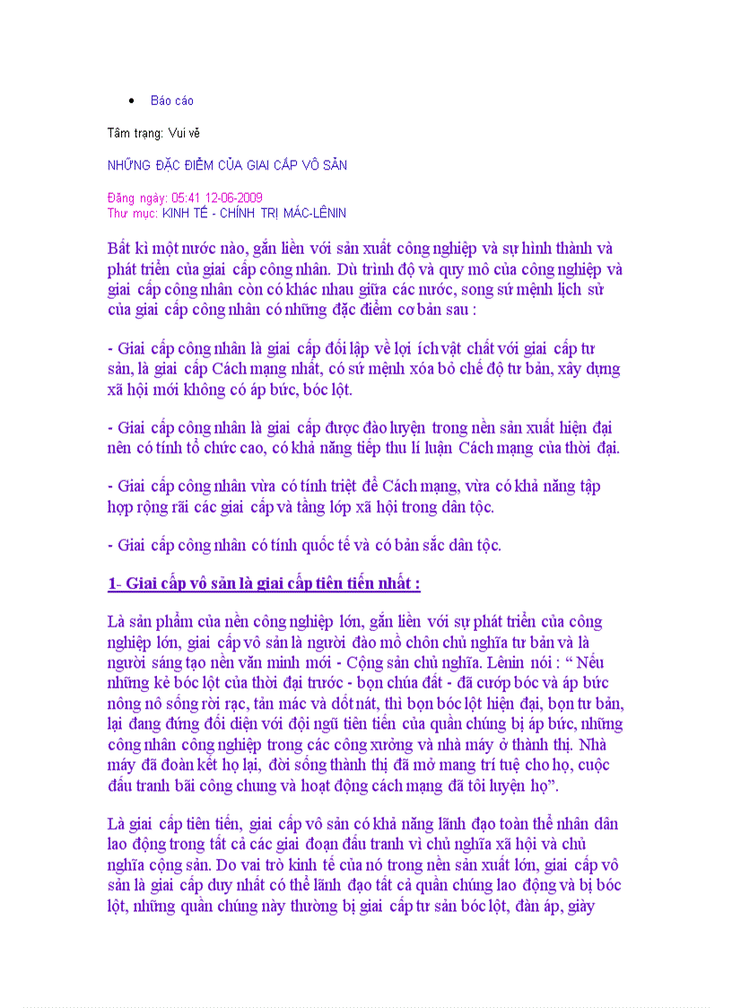 image for page Đặc điểm của giai cấp công nhân việt nam