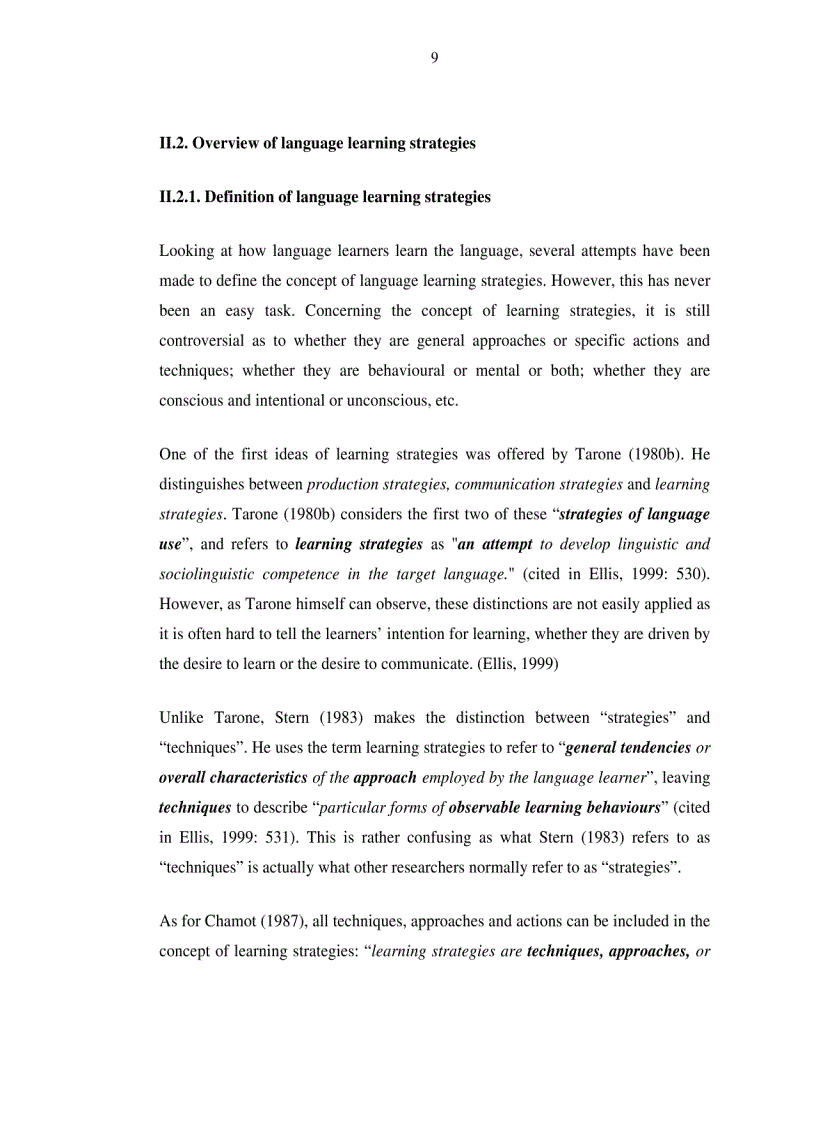 image for page How learners approach learning both in and out of classrooms and 2 the kinds of strategies and cognitive processing they use in second language acquisition