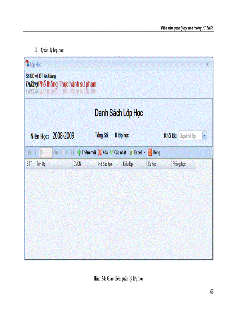 image for page Xây dựng chương trình quản lý học sinh trường phổ thông thực hành sư phạm ứng dụng desktop