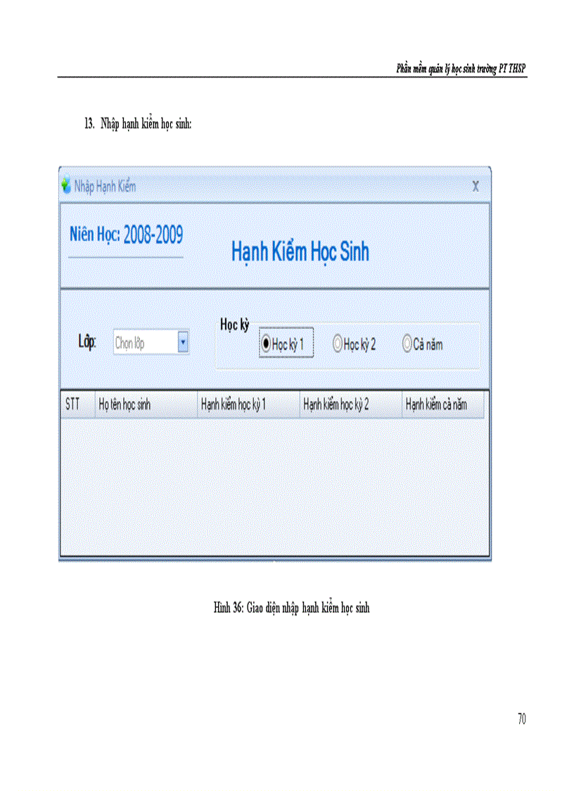 image for page Xây dựng chương trình quản lý học sinh trường phổ thông thực hành sư phạm ứng dụng desktop