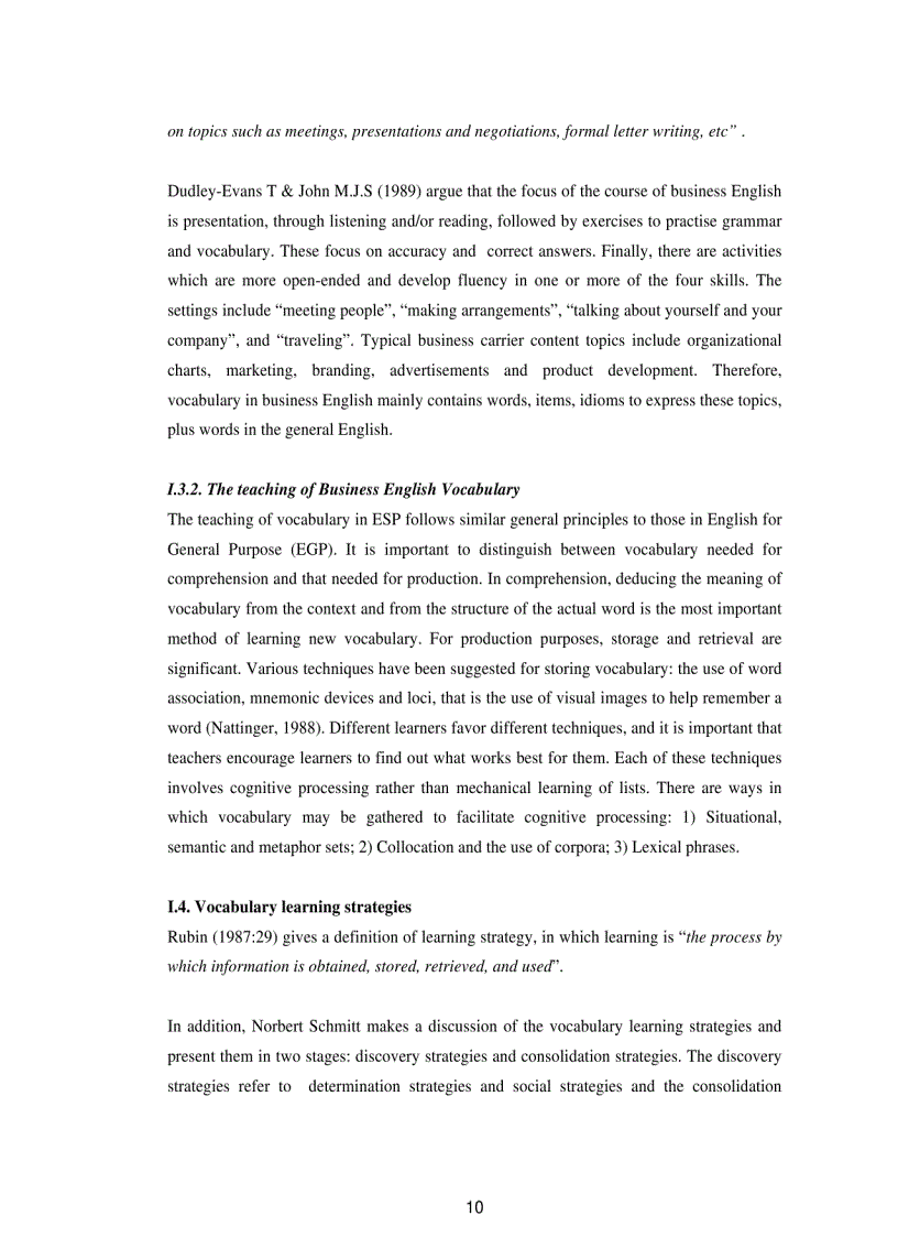 image for page A case study on common problems in learning business english vocabualry in the book business basics faced by the 1st year students at vietnam university of commerce and some suggested solutions