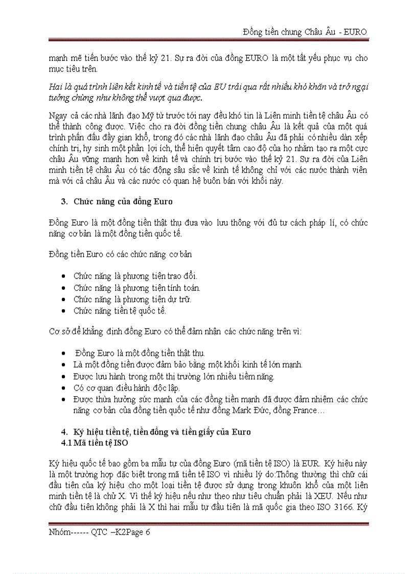 image for page Nghiên cứu tình hình biến động của Euro và những ảnh hưởng của nó