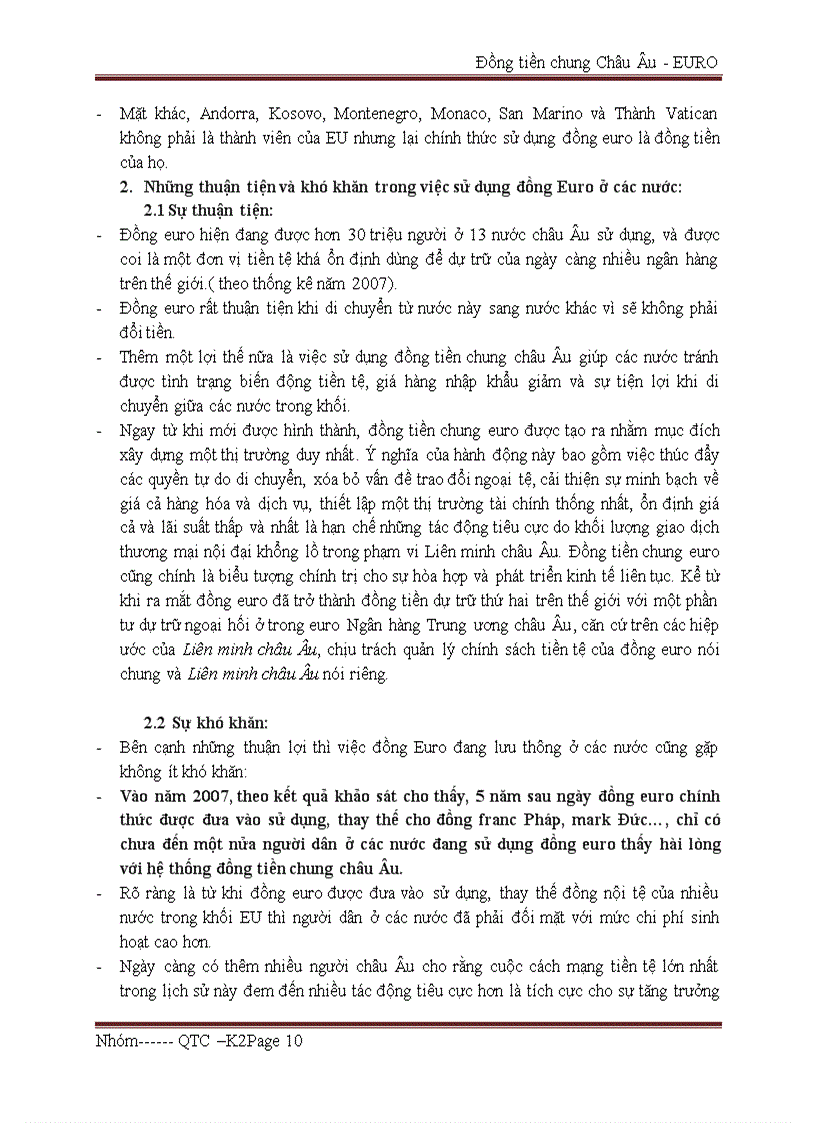 image for page Nghiên cứu tình hình biến động của Euro và những ảnh hưởng của nó