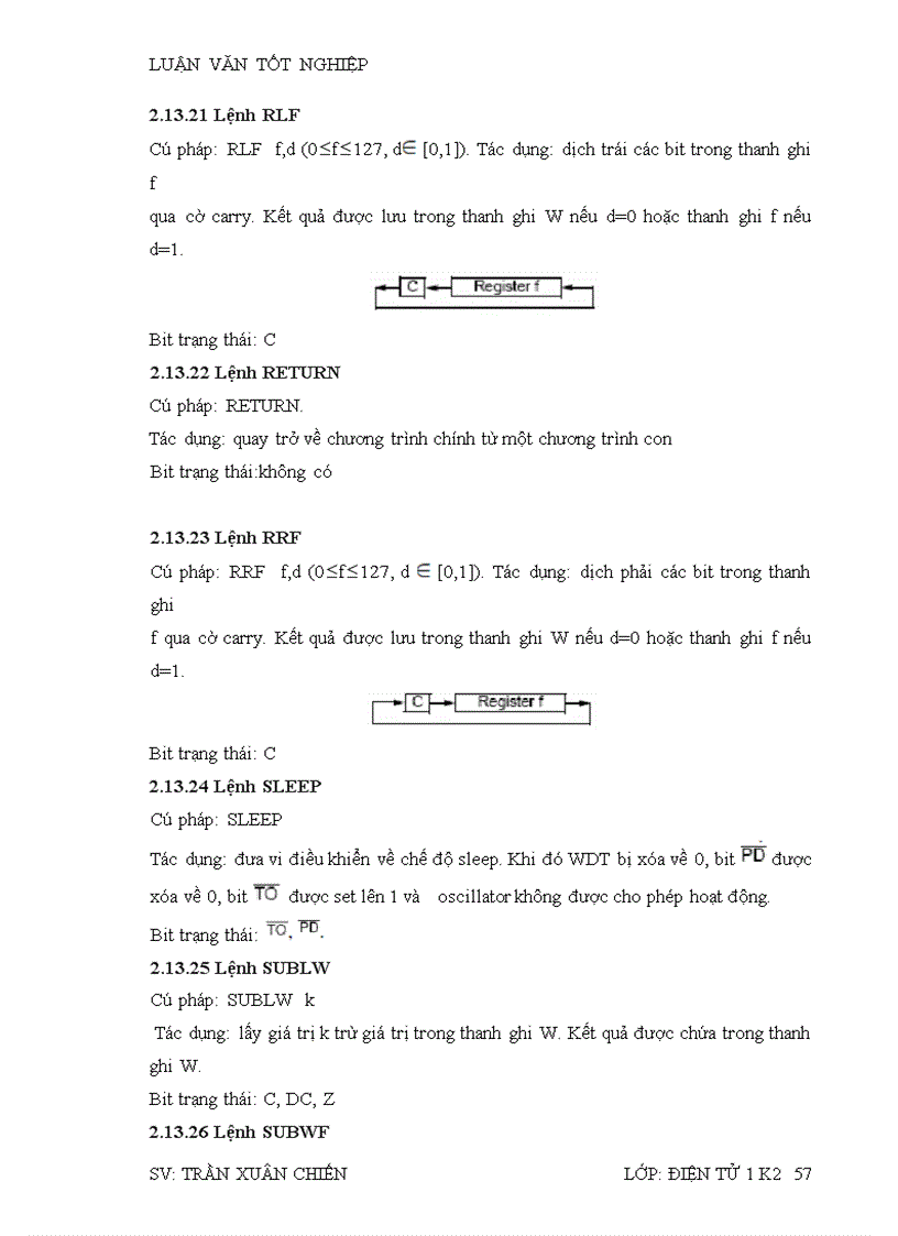 image for page Nghiên cứu về vi điều khiển PIC 16F877A và một số ứng dụng Nghiên cứu và thiết kế bộ KIT PIC 16F877A