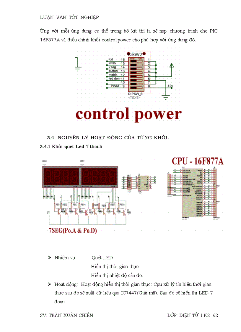image for page Nghiên cứu về vi điều khiển PIC 16F877A và một số ứng dụng Nghiên cứu và thiết kế bộ KIT PIC 16F877A