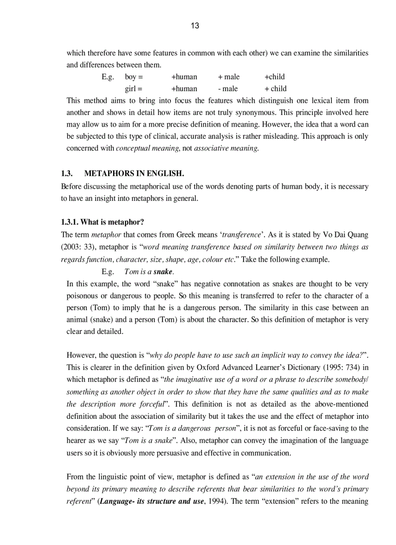 image for page A Contrastive Analysis of metaphors relating to parts of human body in English and Vietnamese