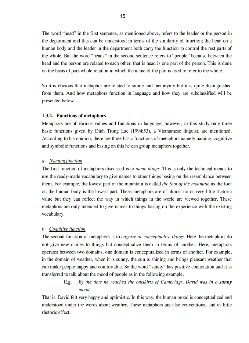 image for page A Contrastive Analysis of metaphors relating to parts of human body in English and Vietnamese