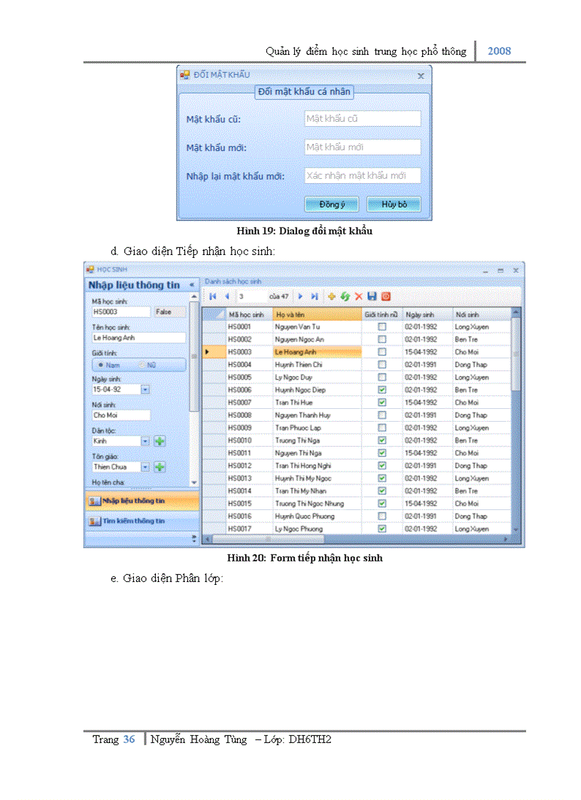 image for page Quản lý điểm học sinh trung học phổ thông