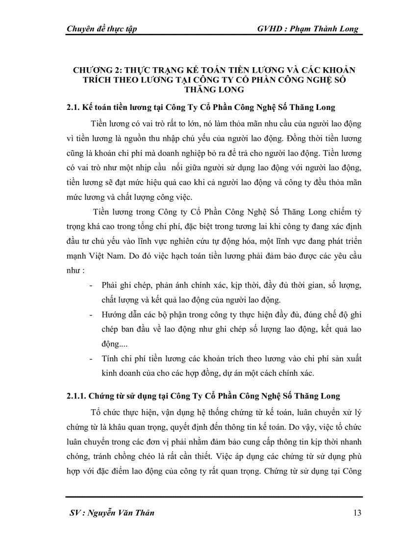 image for page Hoàn thiện kế toán tiền lương và các khoản trích theo lương tại Công ty Cổ Phần Công Nghệ Số Thăng Long