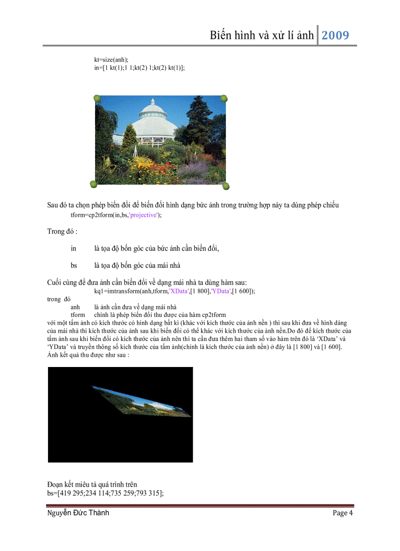 image for page Biến hình xử lý ảnh đưa ảnh lên mái nhà