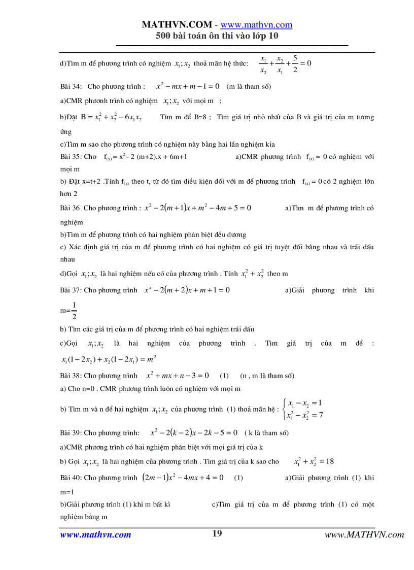 image for page 500 bài toán ôn thi vào lớp 10