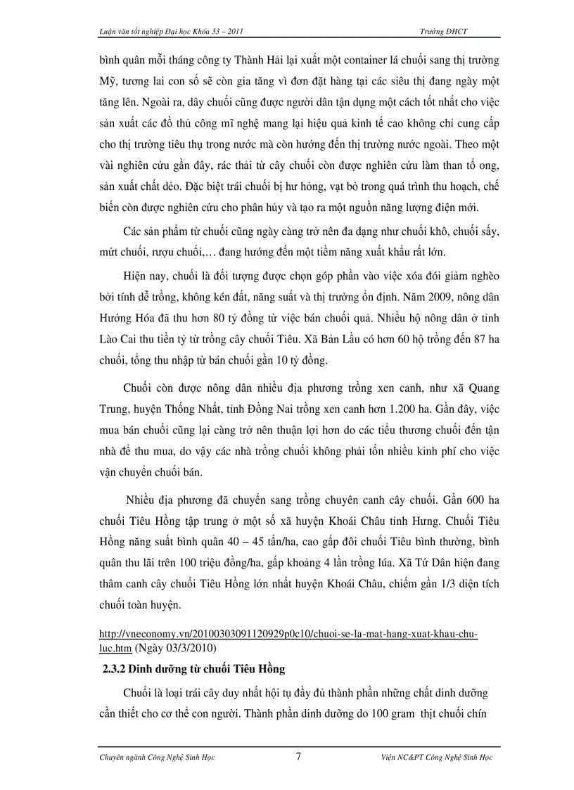 image for page Khảo sát ảnh hưởng của chất khử trùng vào hiệu quả nuôi cấy và ảnh hưởng của chất điều hòa sinh trưởng tới khả năng nhân chồi của Chuối Tiêu Hồng Hưng Yên