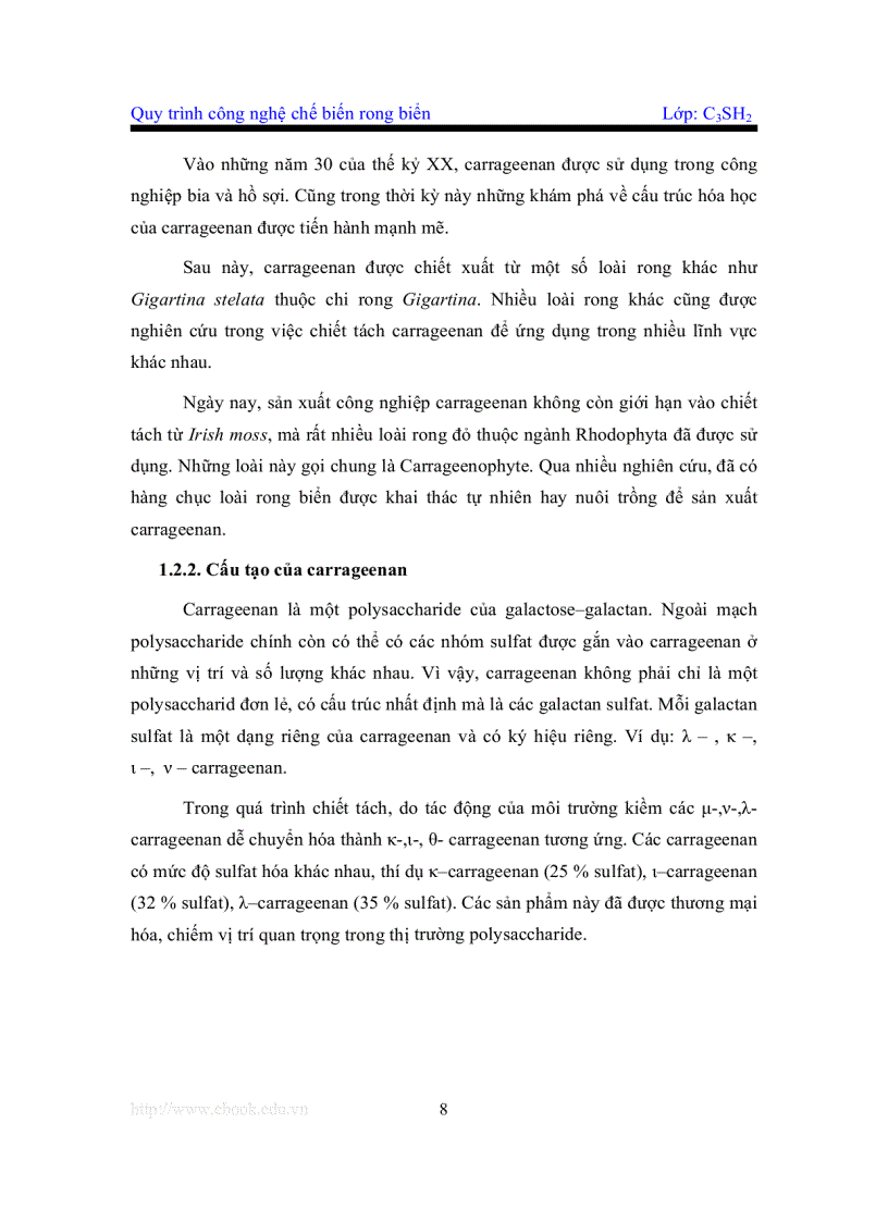 image for page Quy trình công nghệ chế biến rong biển