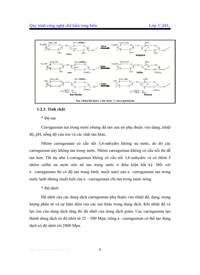 image for page Quy trình công nghệ chế biến rong biển