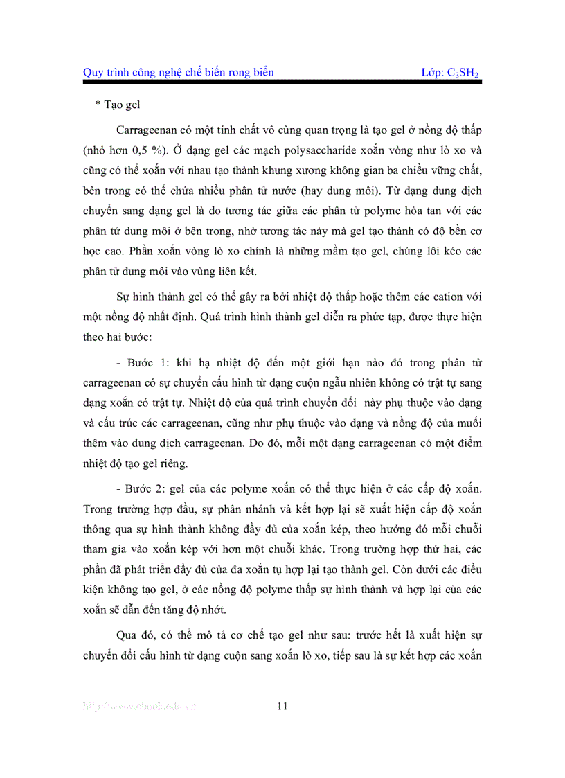 image for page Quy trình công nghệ chế biến rong biển