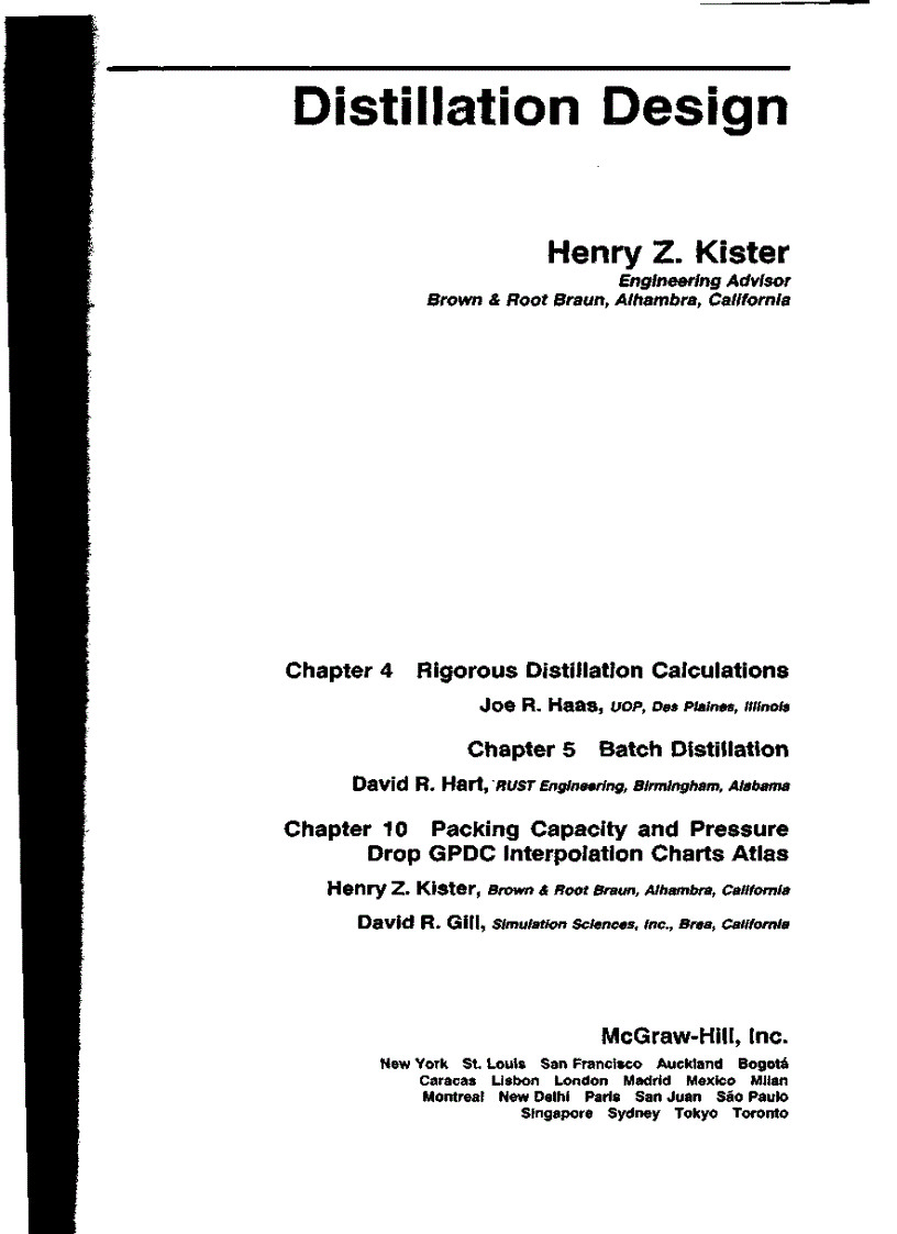 image for page Tài liệu thiết kế các quá trình phân tách trưng cất hấp thụ chiết Distillation Design