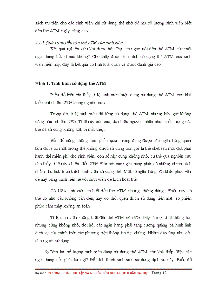 image for page Phân tích đánh giá tình hình sử dụng thẻ ATM của sinh viên hiện nay