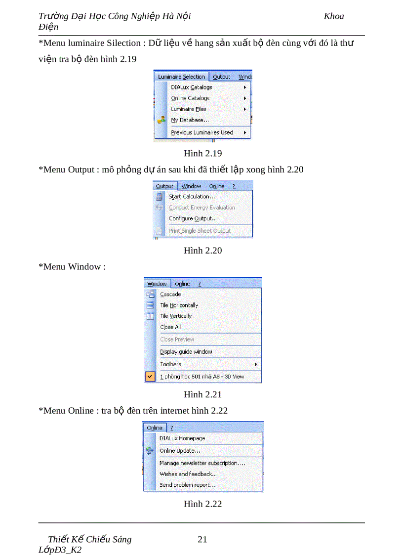image for page Tính toán thiết kế chiếu sáng sử dụng phần mềm Dialux