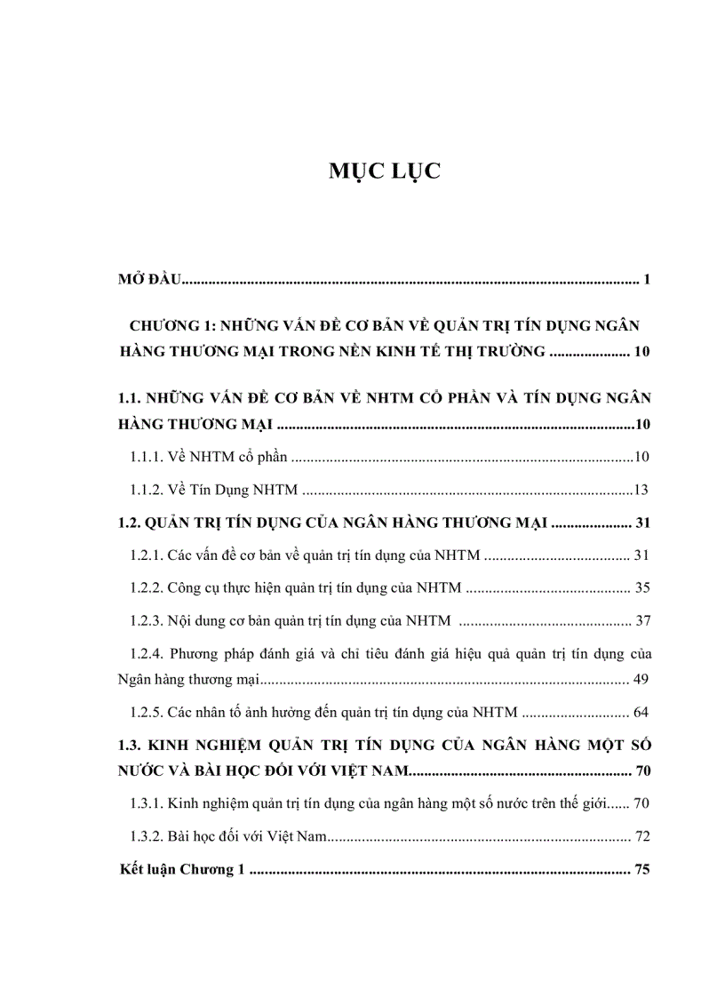 image for page Quản trị tín dụng của các ngân hàng thương mại cổ phần trên địa bàn thành phố hồ chí minh