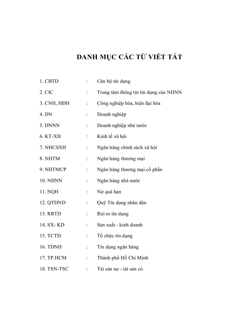 image for page Quản trị tín dụng của các ngân hàng thương mại cổ phần trên địa bàn thành phố hồ chí minh