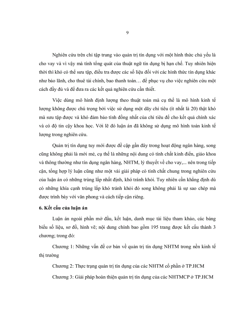 image for page Quản trị tín dụng của các ngân hàng thương mại cổ phần trên địa bàn thành phố hồ chí minh