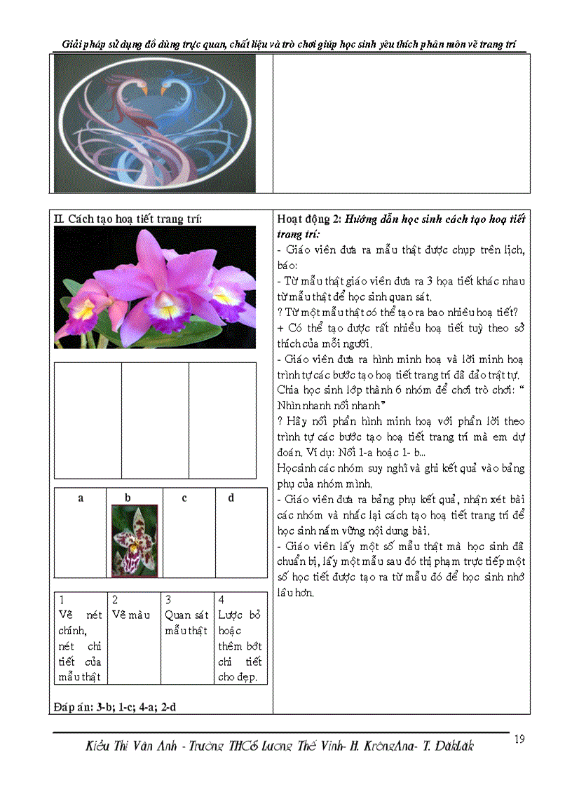 image for page Một số phương pháp dạy vẽ trang trí ở bậc Trung học cơ sở