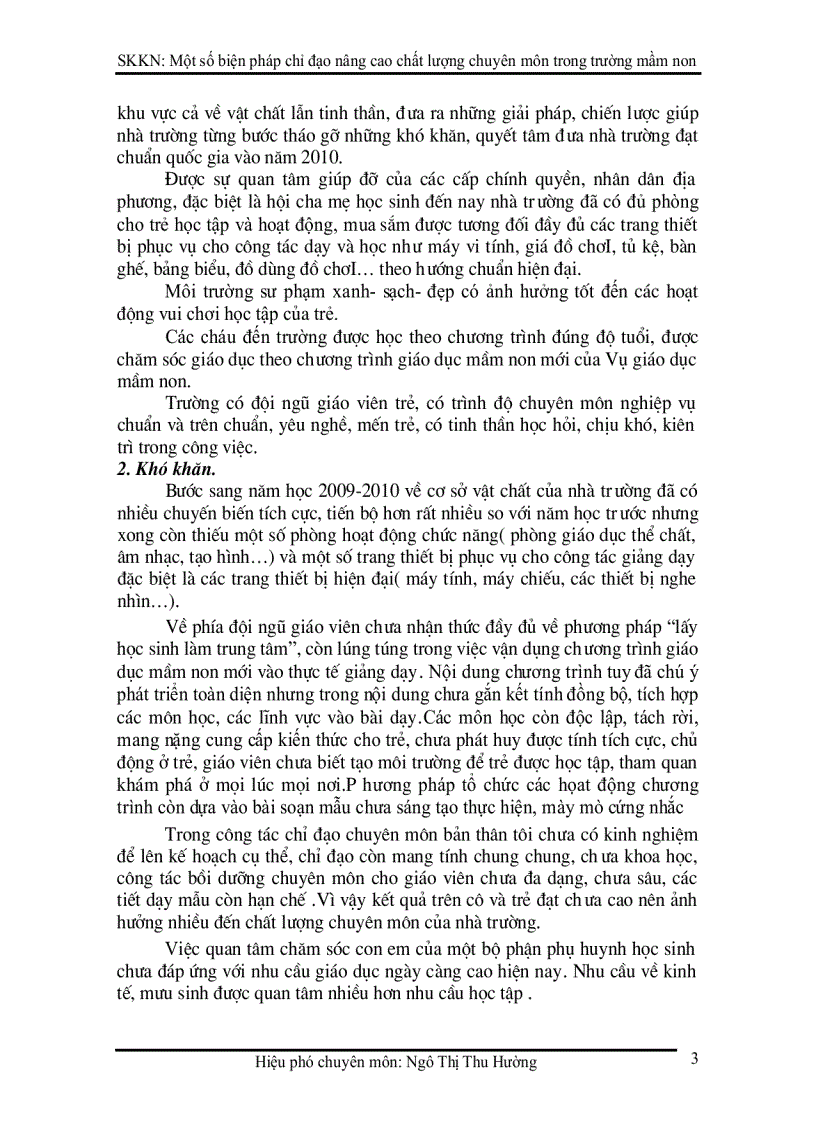 image for page Một số biện pháp chỉ đạo nâng cao chất lượng chuyên môn trong trường mầm non