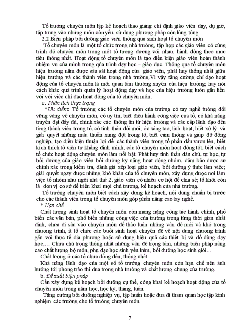 image for page Hiệu trưởng tổ chức hoạt động bồi dưỡng chuyên môn giáo viên ở trường tiểu học