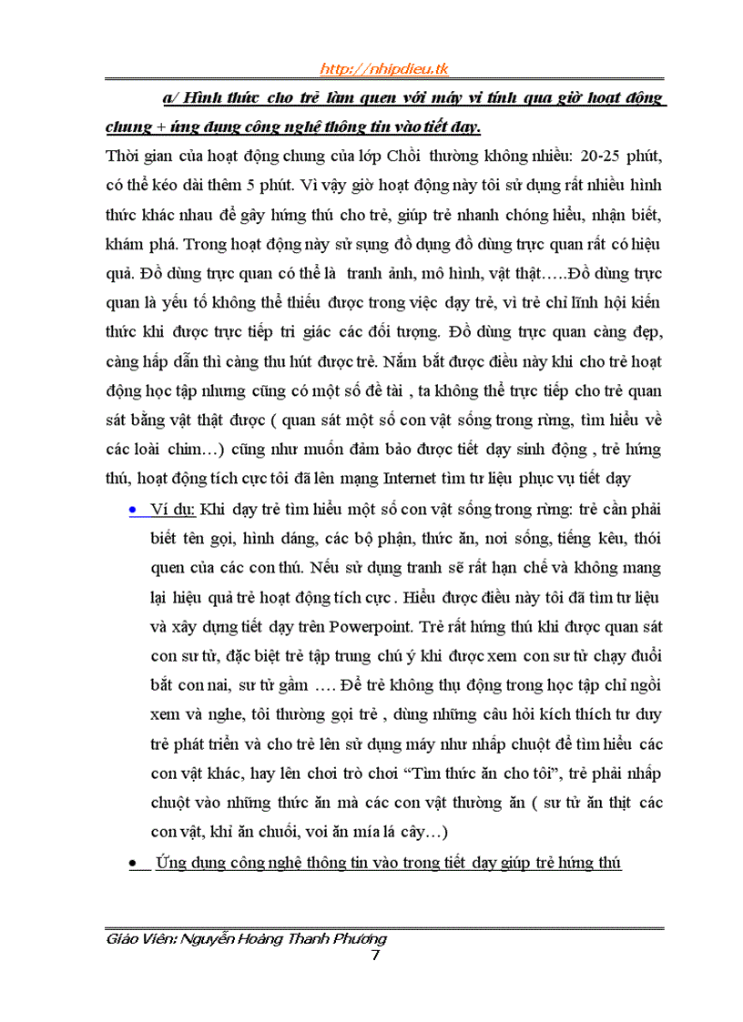 image for page Một số biện pháp giúp trẻ tiếp cận công nghệ và ứng dụng công nghệ thông tin vào giảng dạy