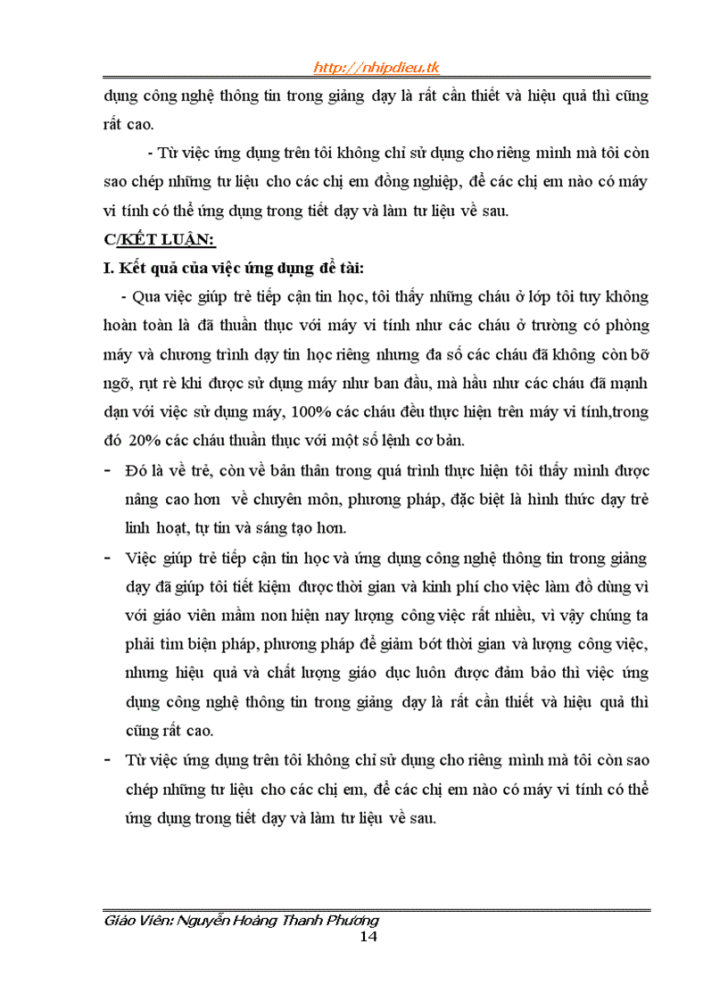 image for page Một số biện pháp giúp trẻ tiếp cận công nghệ và ứng dụng công nghệ thông tin vào giảng dạy