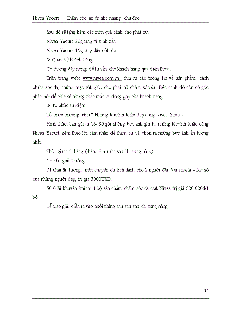 image for page Nivea yourt chăm sóc da nhẹ nhàng và chu đáo